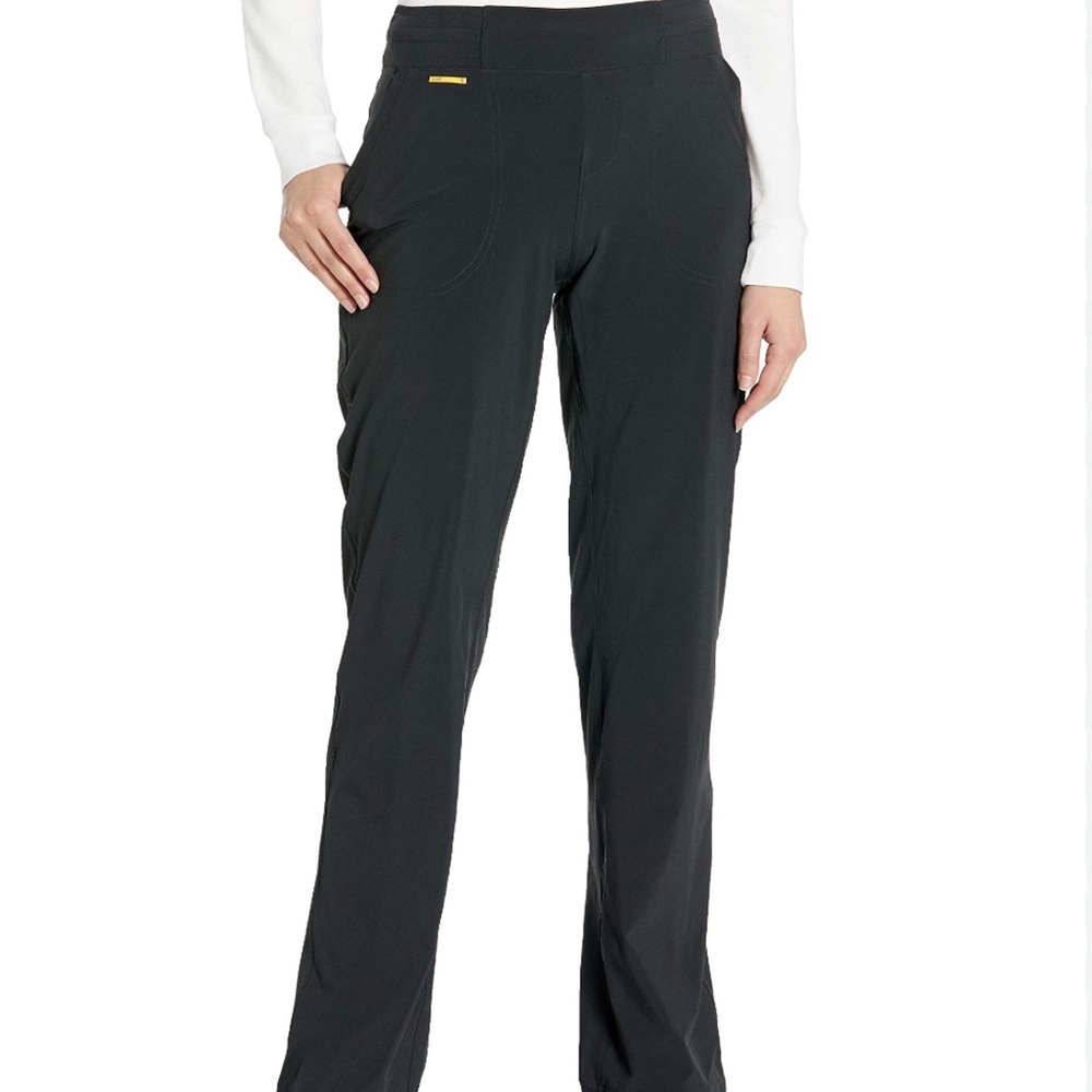 Lole Grey Comfortable Elastic Waist Travel Pants Pockets No Wrinkle Medium